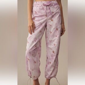 Anthropologie Pilcro Ditsy Tie dye parachute pants